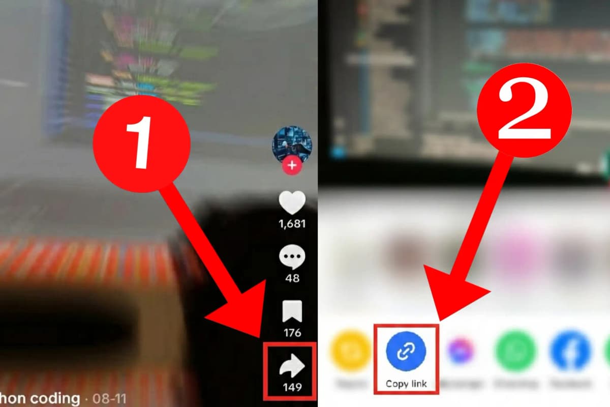 Copy TikTok Video Link